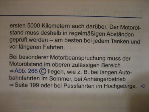 Ölverbrauch