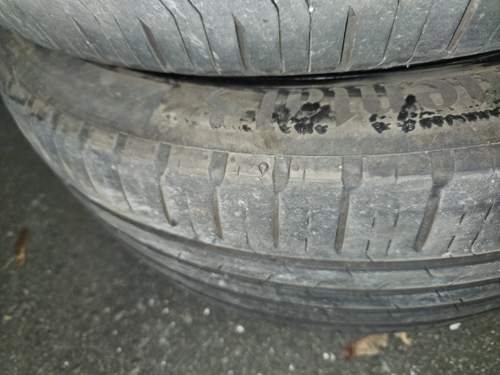 Schadenbild bei km 186054 HR/ HL