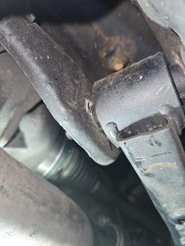 Untere Querlenker hinten