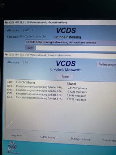 Vcds Injektorenwerte