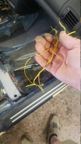 Gelbes Kabel