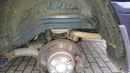 V70 1 Hinterachse