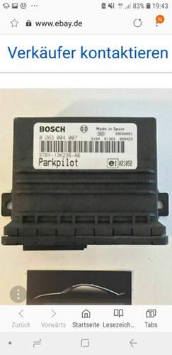 PDC Modul BOSCH FOCUS Mk 1