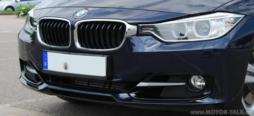 BMW-F30 Kennzeichenhalter vorne