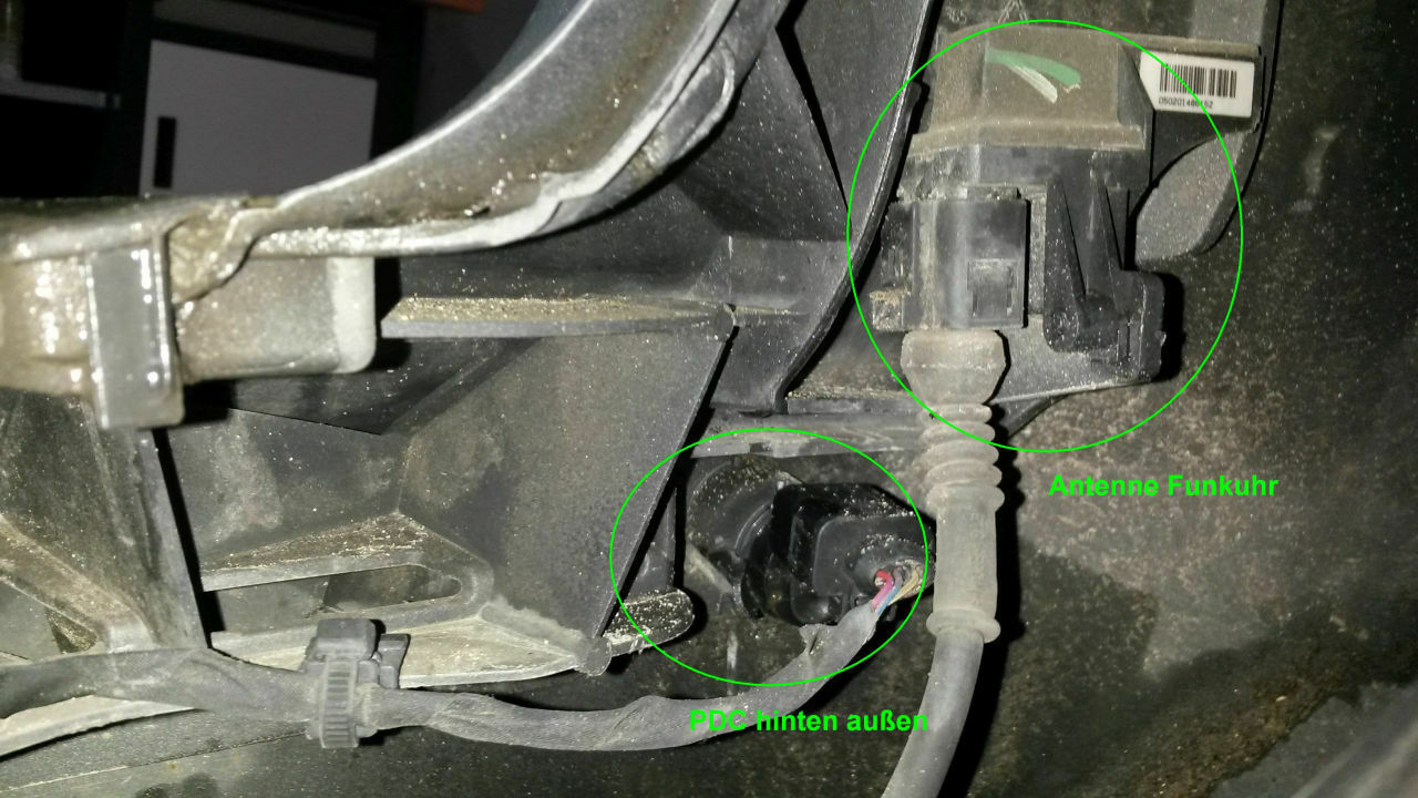 PDC Sensoren hinten wechseln