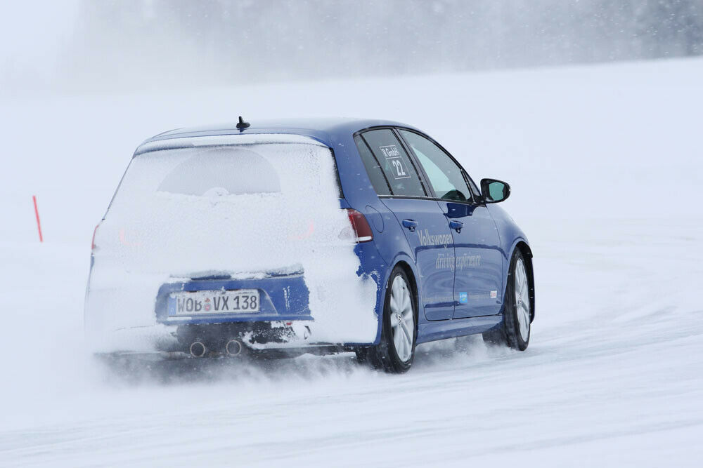 Golf im Schnee