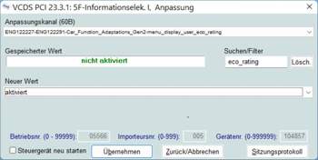 STG 5F 5NA035020B Anpassung, Car_Function_Adaptions_Gen2-menu_display_user_eco_rating