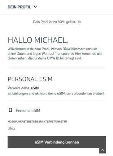 BMW Profil