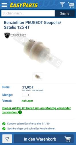 Benzinfilter