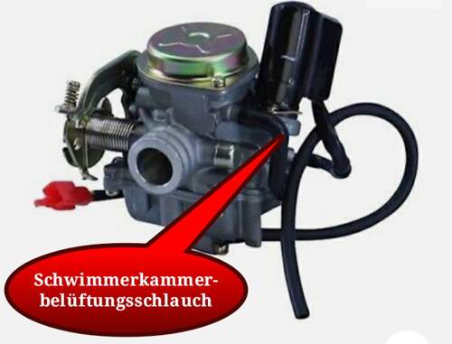 Schwimmerkammerbelüftung