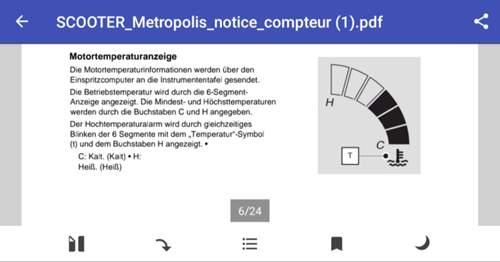 Temperaturanzeige