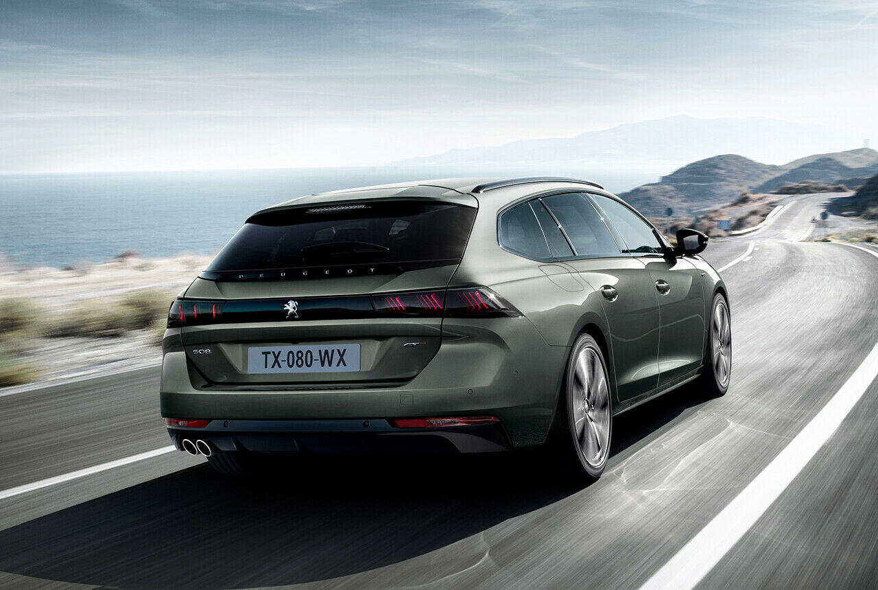 Peugeot 508 SW: Heckansicht