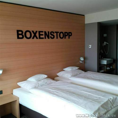 Nach dem Boxenstopp