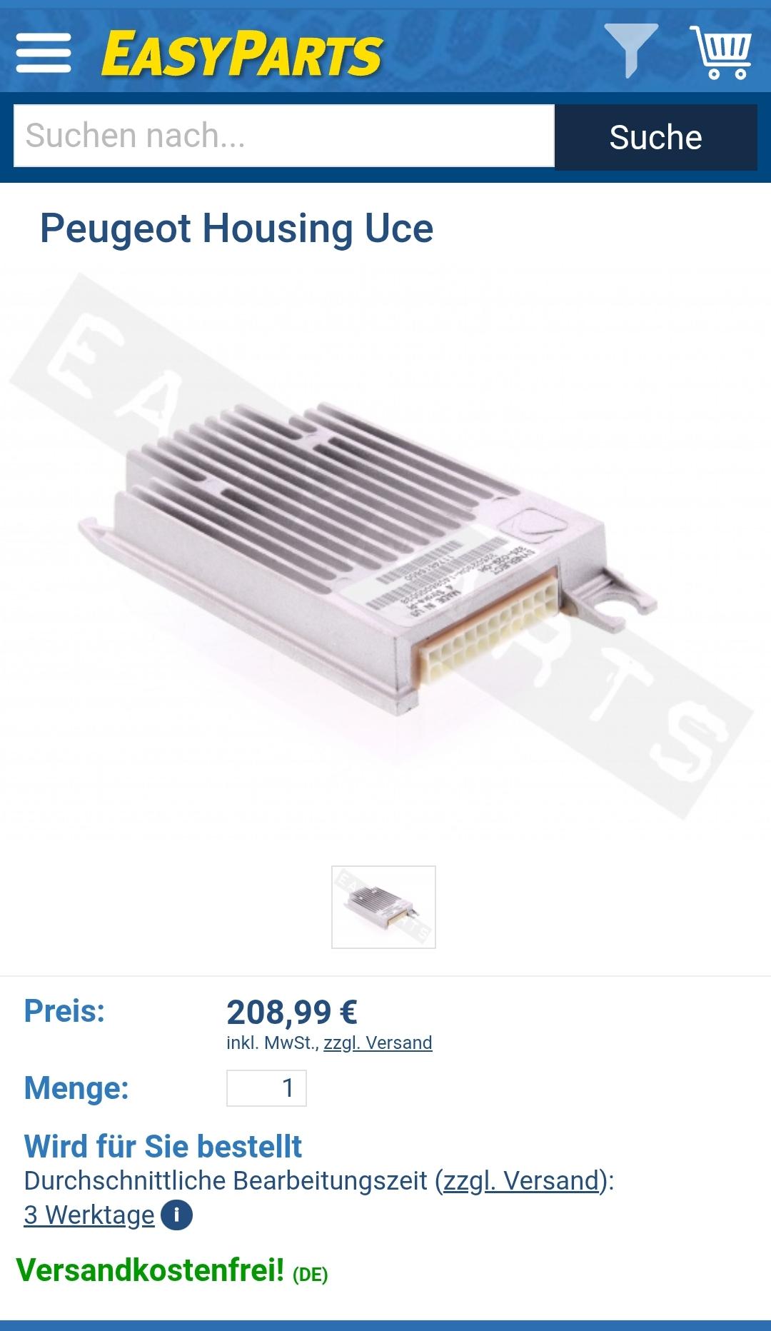 Peugeot Satelis nimmt kein Gas an, Defekter Luftdrucksensor.
