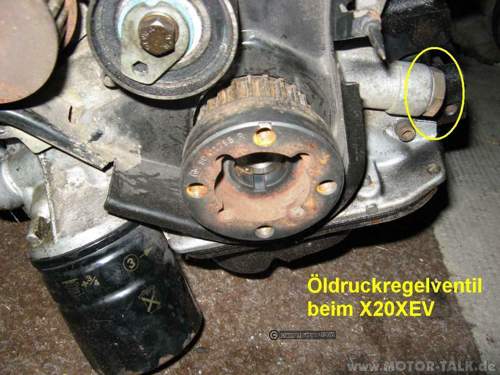 Oelpumpe-druck-regelventil