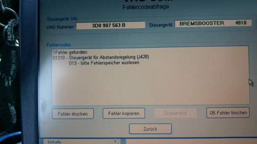 Fehlerspeicher