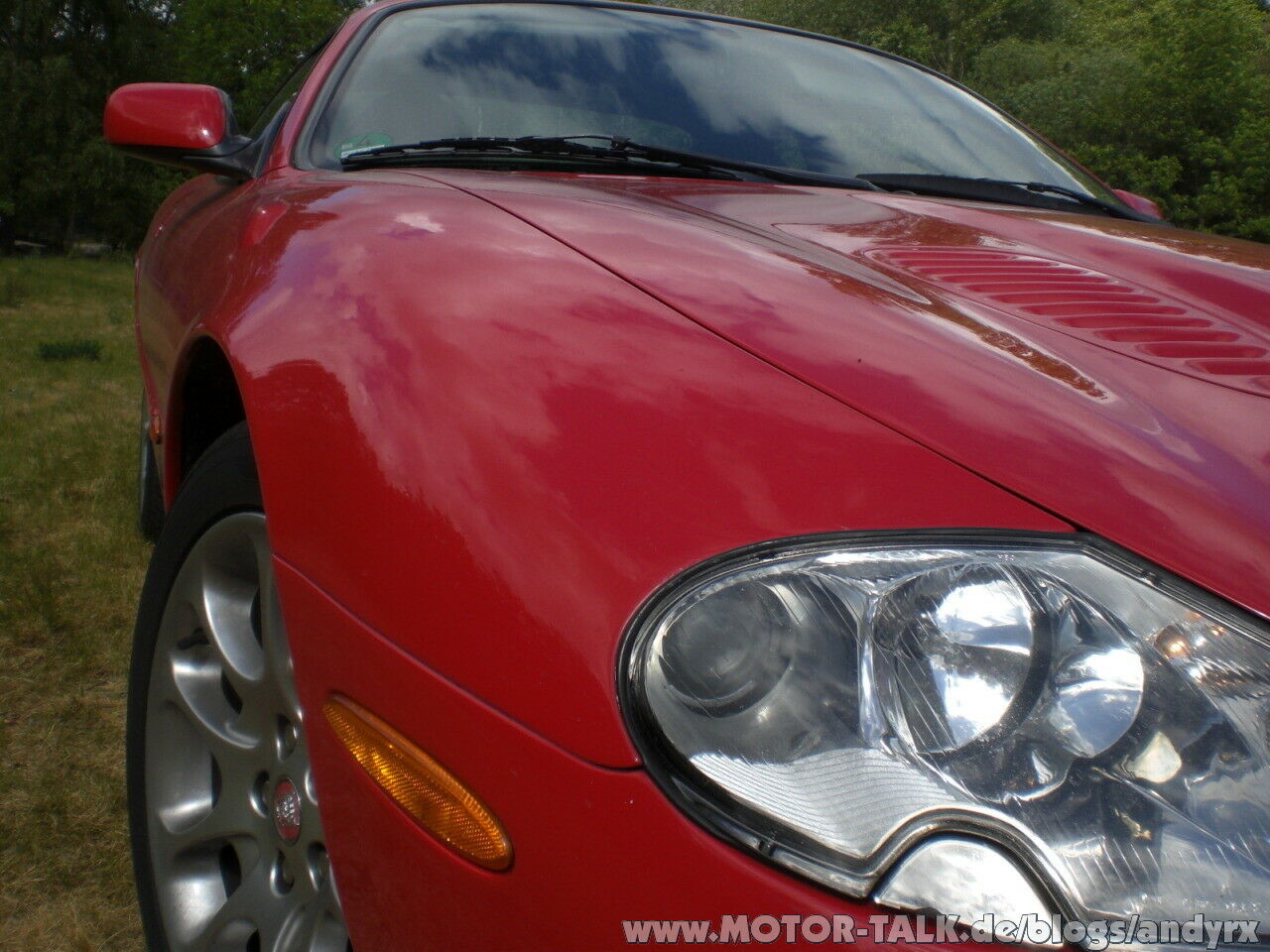 Photosession mit dem Jaguar XKR