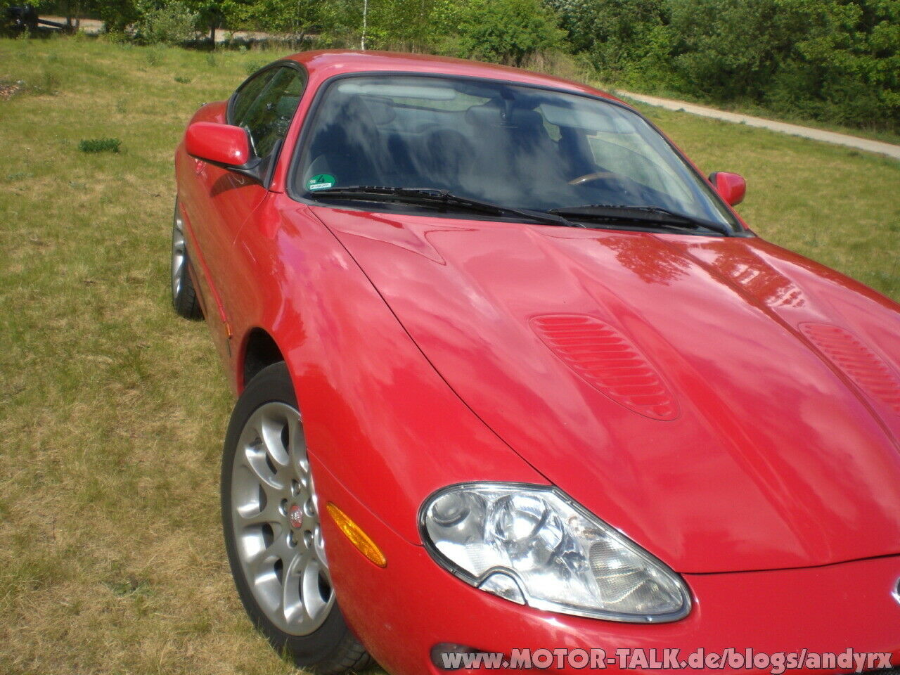 Photosession mit dem Jaguar XKR