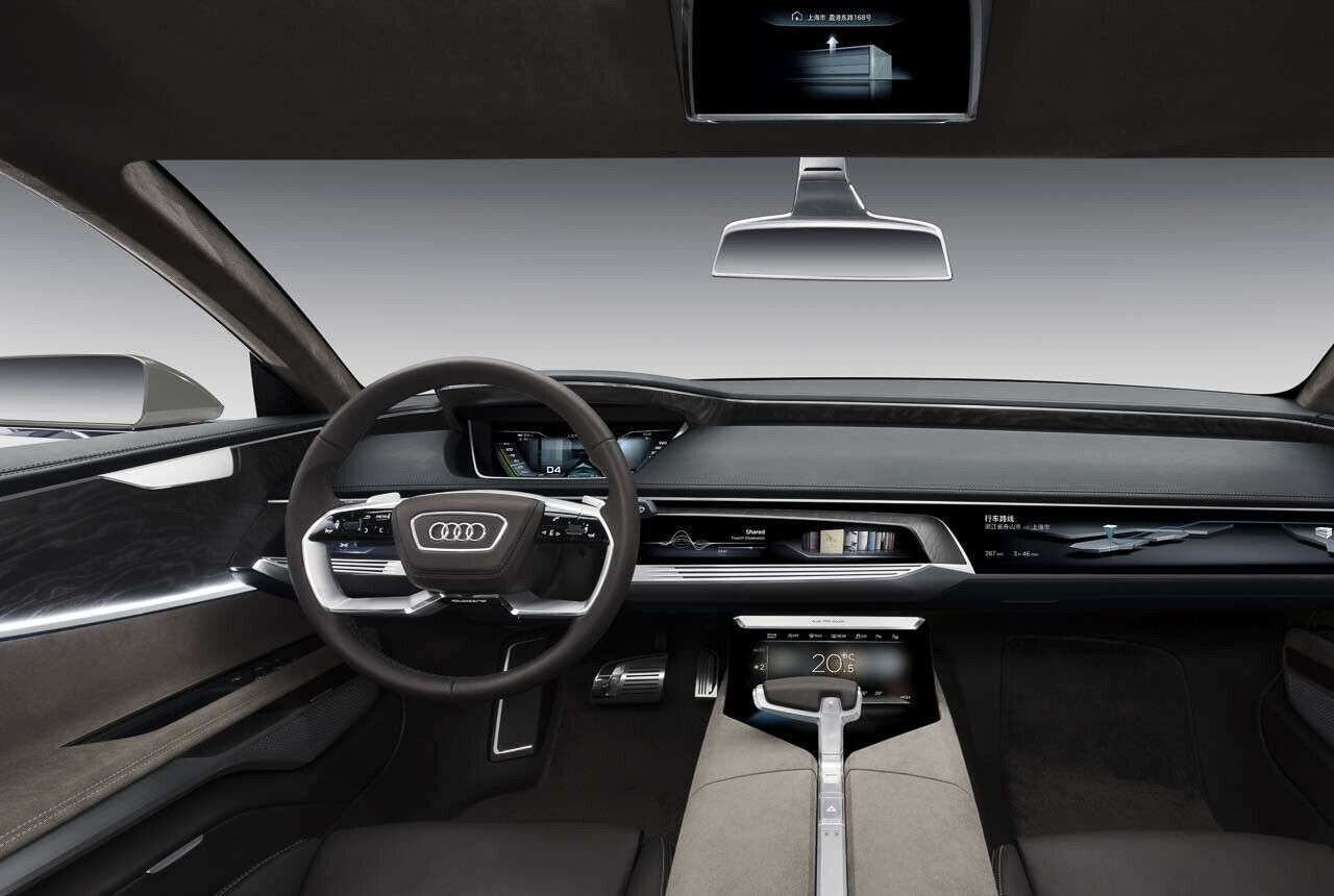 Der Innenraum des Audi Prologue: Erster Ausblick auf die neue Bedienung