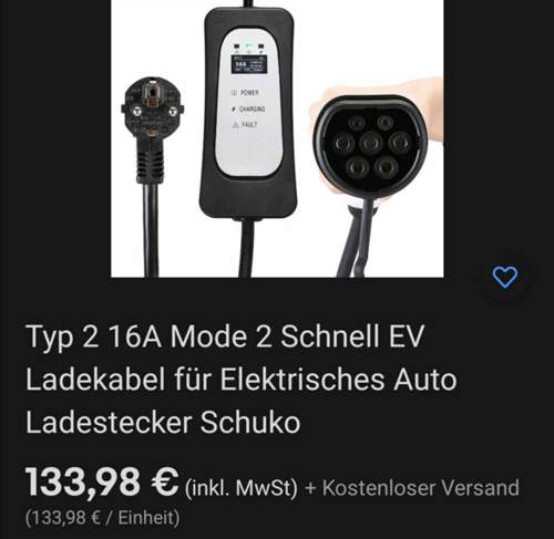 Ladegerät 16A