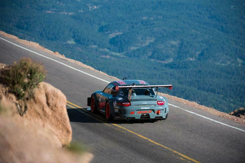 Romain Dumas machte im Porsche Druck