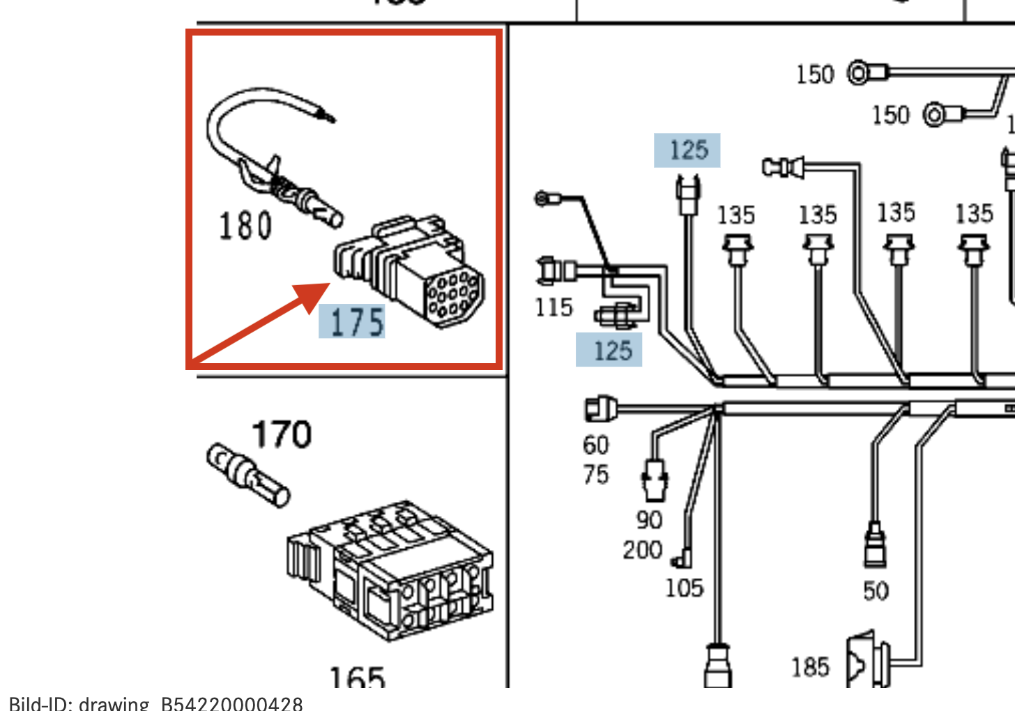 Pin-Belegung Motorsteuergerät M111/W124 M104/320