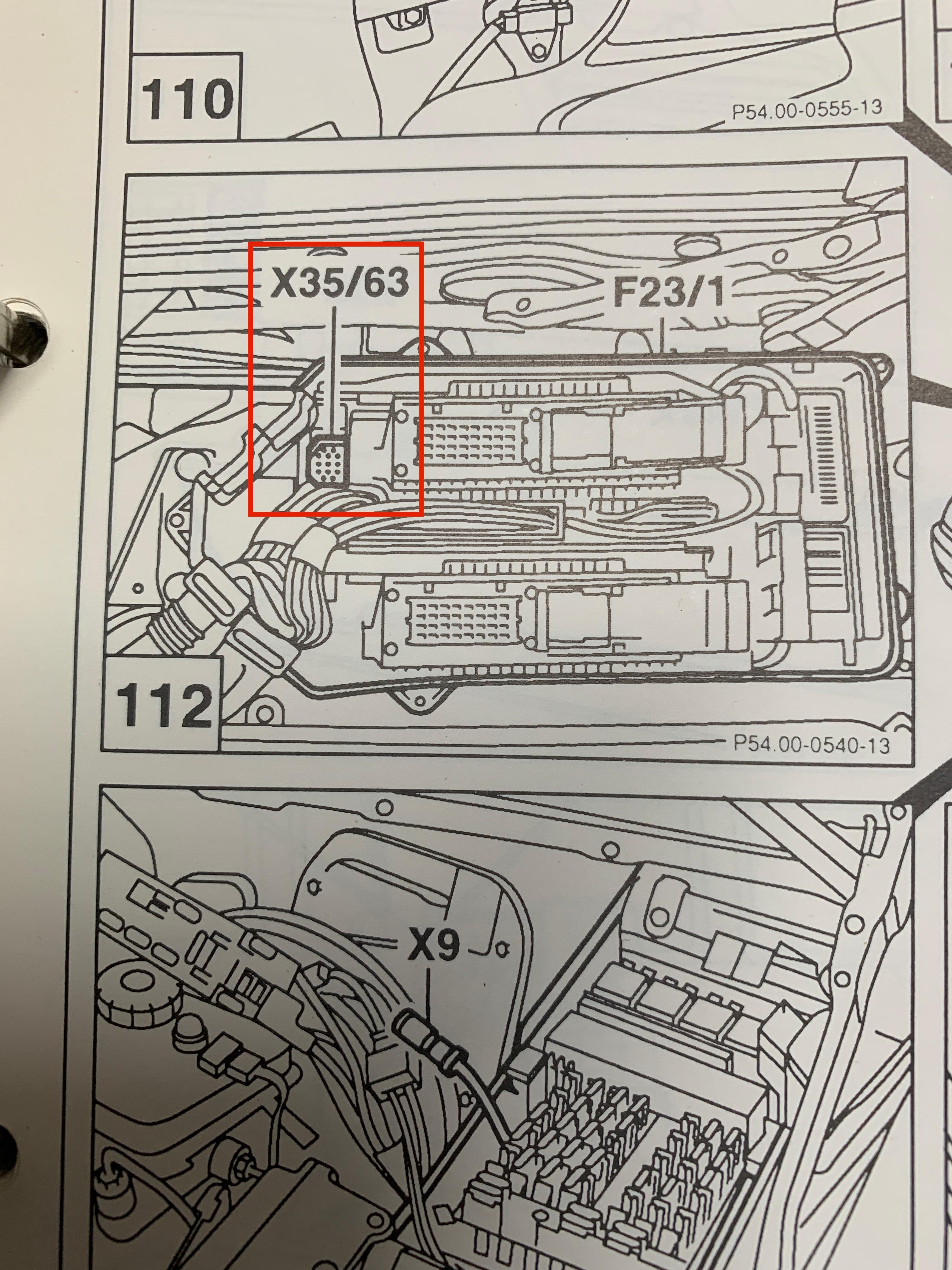Pin-Belegung Motorsteuergerät M111/W124 M104/320