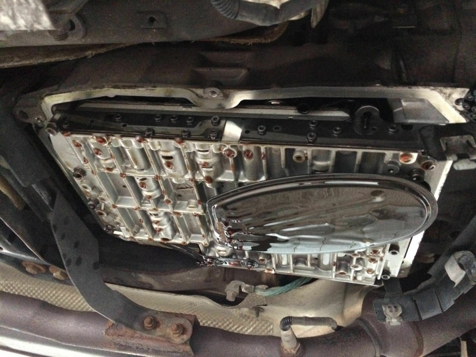 Plastikteil im Automatikgetriebe.