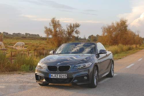 Aus der Garage ab nach Südfrankreich - wir fuhren mit dem BMW mehrere Tausend Kilometer