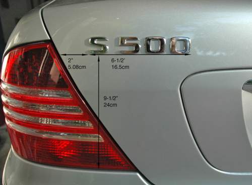 S500 spacing