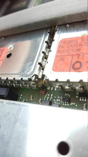 Tv-tuner Verdacht auf kleine rote ding.
