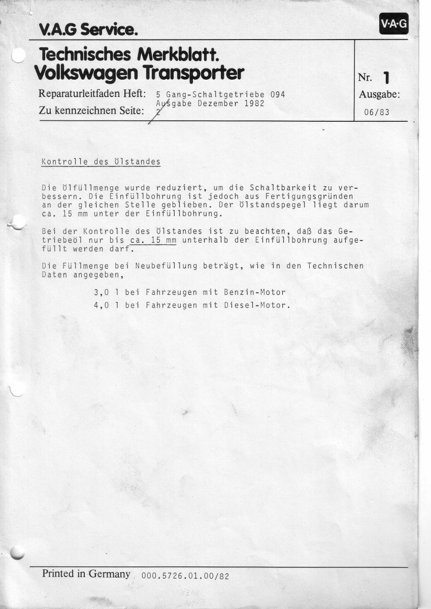 Plötzliche Probleme mit der Gangschaltung, 5 Gang!!