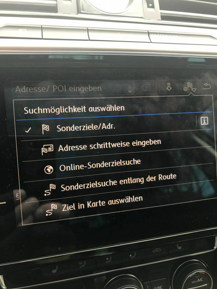 POI-Sammlung für das Discover Pro