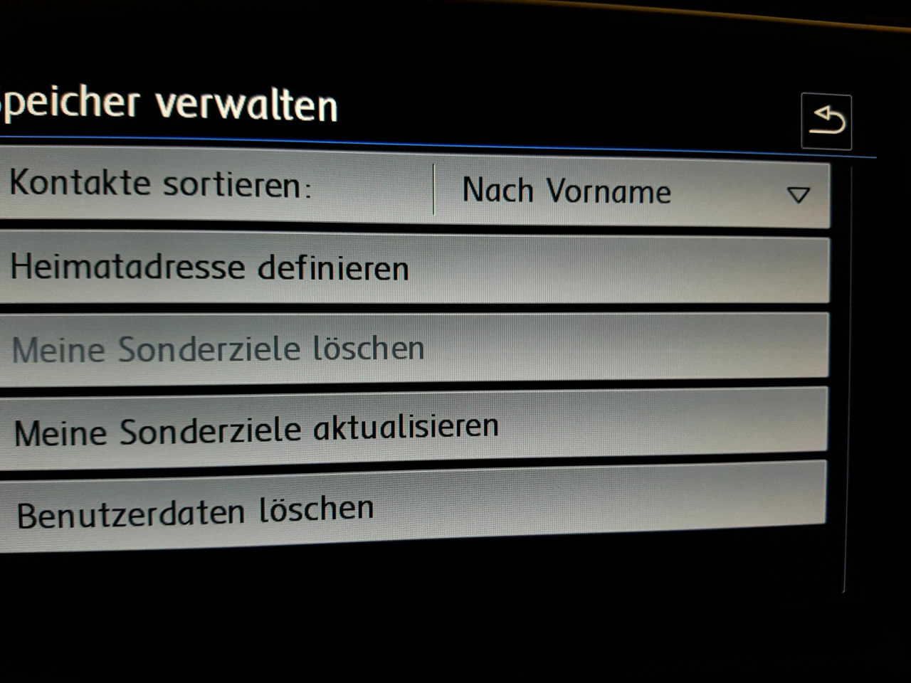 POI-Sammlung für das Discover Pro