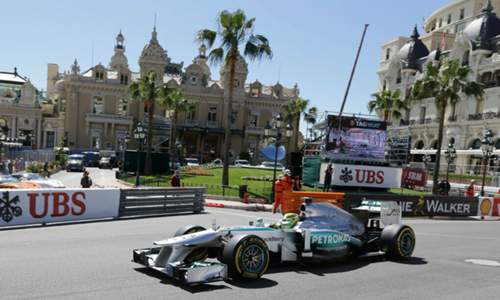 Bereits in den drei Trainings war Nico Rosberg der Schnellste.