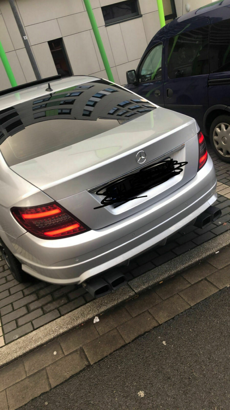 Polizei behauptet angeblich kein Mittelschalldämpfer bei 220cdi