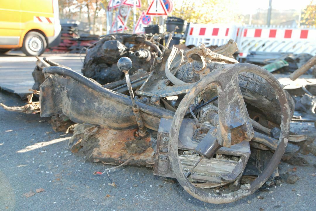 Wer verlor vor rund 30 Jahren seinen Citroën 2CV in der Münsteraner Werse?