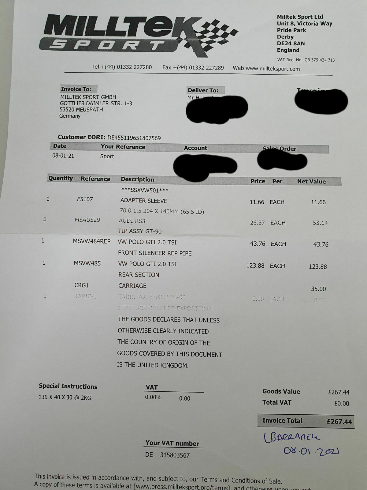Polo GTI Auspuffanlage