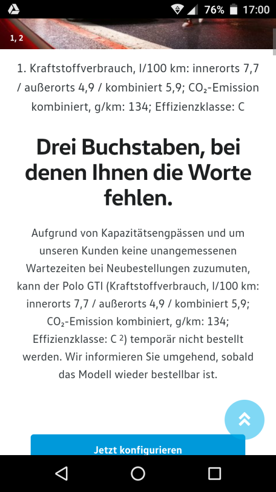Polo GTI Konfigurator