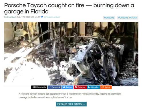 Porsche-taycan-abgebrannt