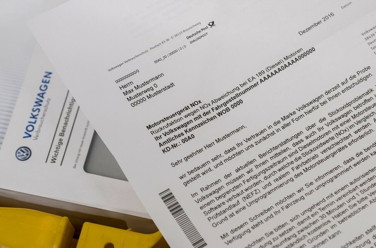 Post für die nächsten VW-Diesel-Fahrer