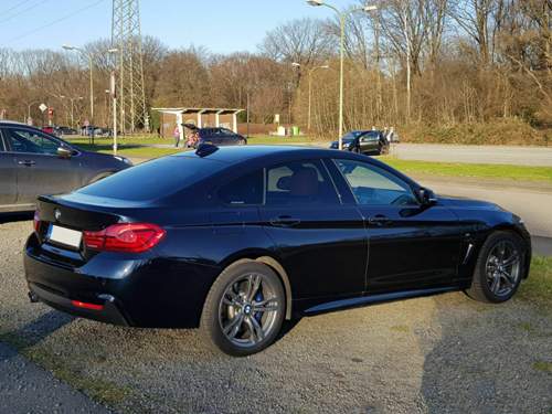 F36 435d - Carbonschwarz - Seite/Hinten