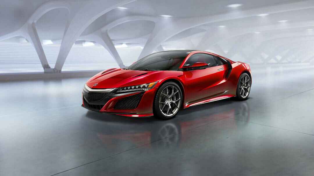 Der Acura NSX wird von einem V6-Biturbo angetrieben. Wie viel der leistet, ist noch geheim