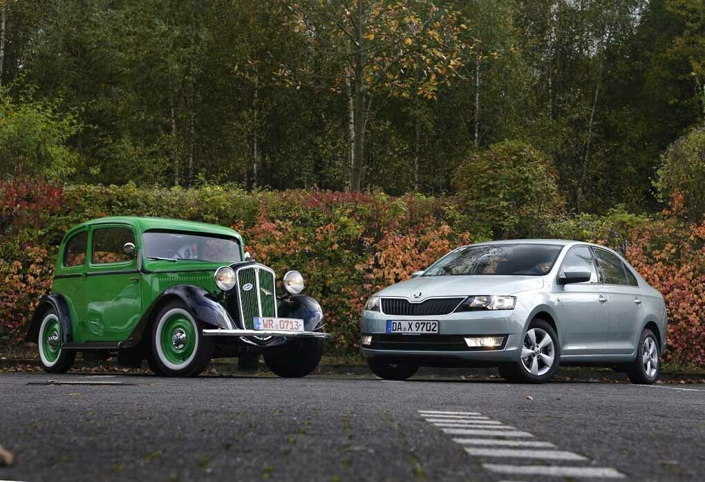 Familientreffen: Škoda Rapid 1934 & 2012
