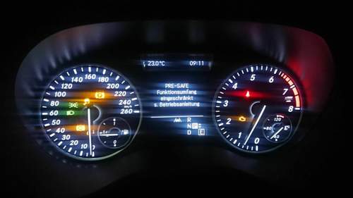 Fehlermeldung Mercedes B-Klasse