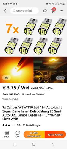 Rückfahrscheinwerfer und Kofferraum