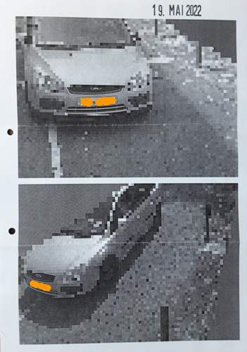 Verpixelte Fotos nur mit Nummernschild