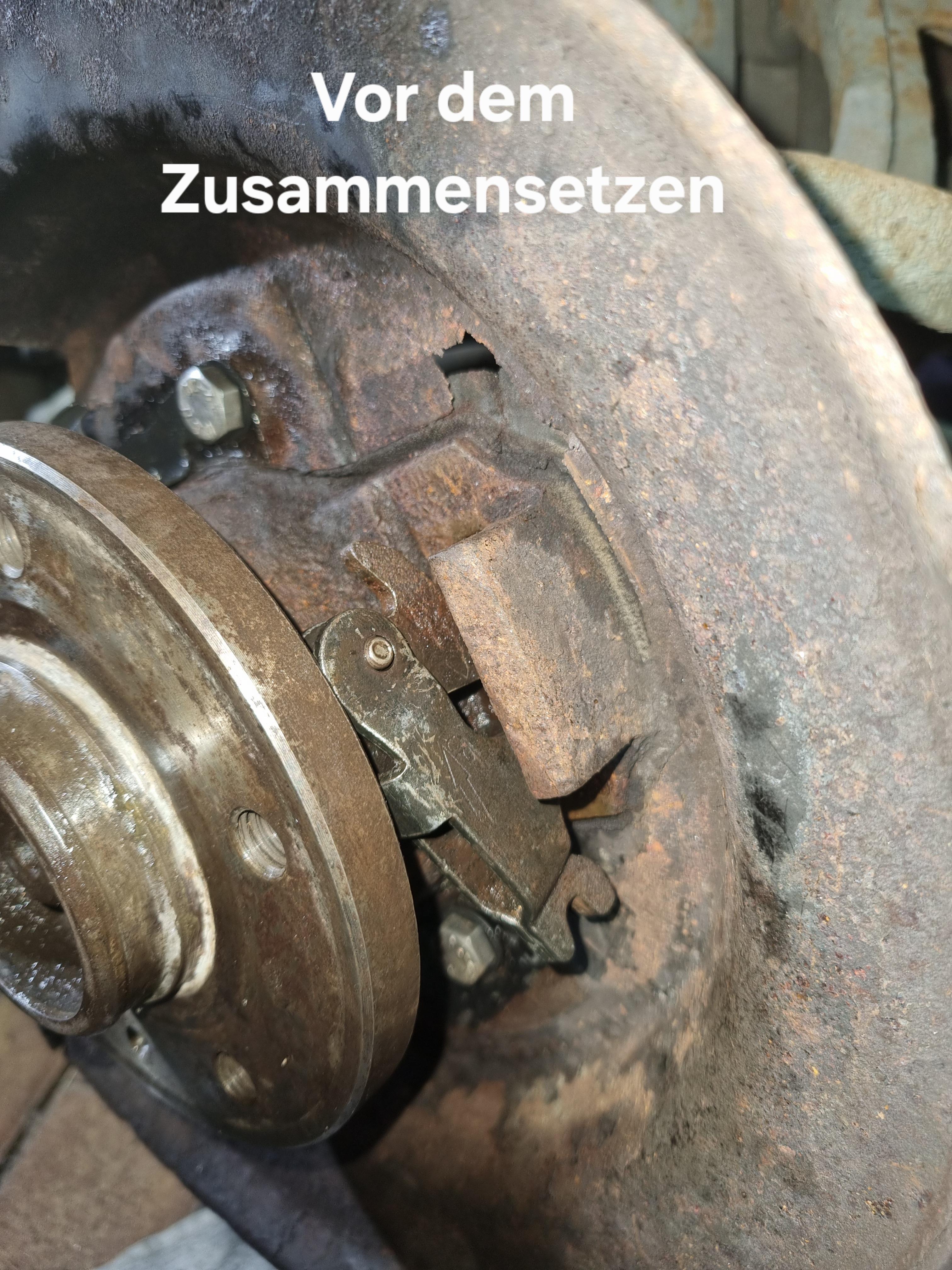 Problem beim Zusammensetzen der Handbremse