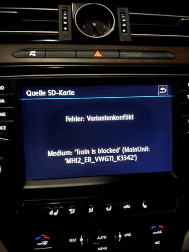 Fehlermeldung