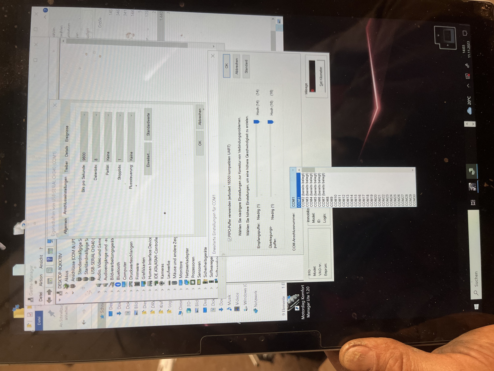Problem mit Anpassung vom neuen Tacho immo3